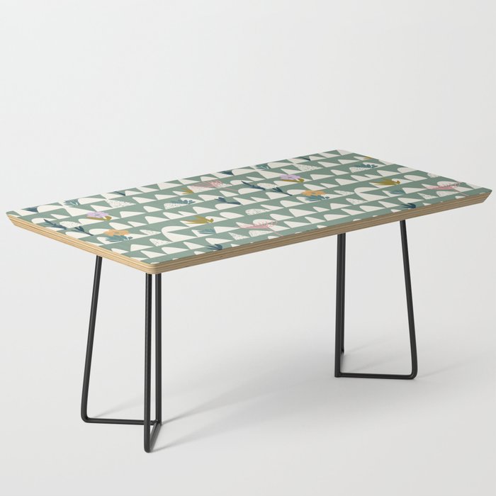 Farmland pattern sage green Coffee Table Gallery Image 1