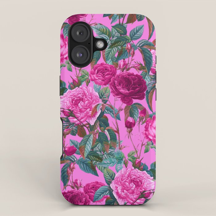  Pink Floral Garden iPhone Case Gallery Image 1
