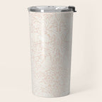 William Morris Pure Brer Rabbit Faded Sea Pink Vintage Pattern Travel Mug Gallery Image 2