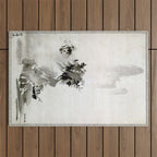 Sesshu Toyo Haboku - Sansui Landscape Outdoor Rug Gallery Image 1