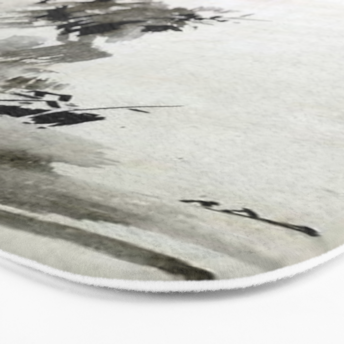 Sesshu Toyo Haboku - Sansui Landscape Bath Mat Gallery Image 3