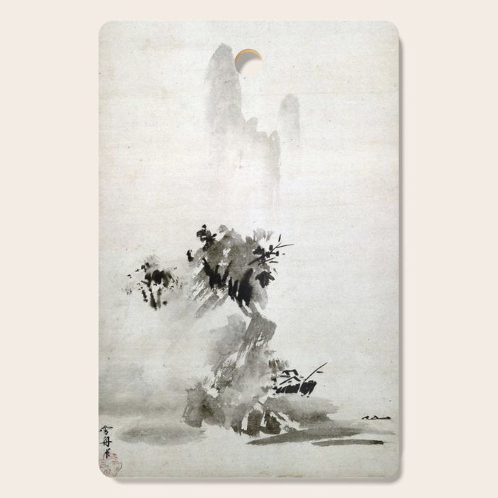 Sesshu Toyo Haboku - Sansui Landscape Cutting Board Gallery Image 1