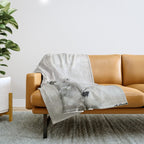 Sesshu Toyo Haboku - Sansui Landscape Throw Blanket Gallery Image 1