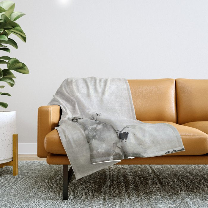 Sesshu Toyo Haboku - Sansui Landscape Throw Blanket Gallery Image 1