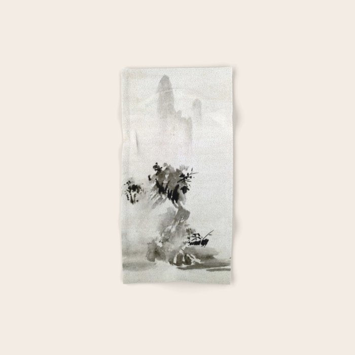 Sesshu Toyo Haboku - Sansui Landscape Towels Gallery Image 1