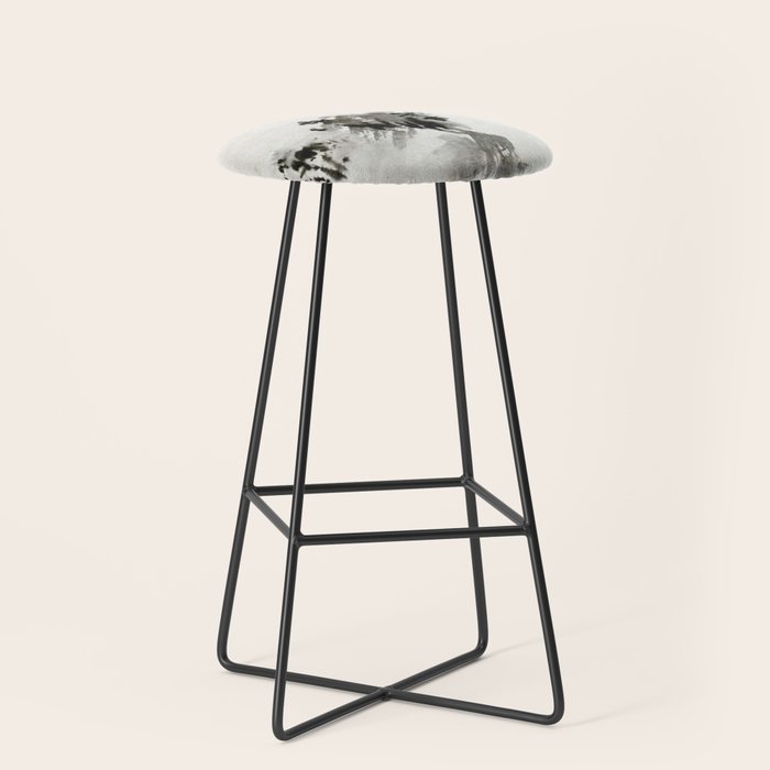 Sesshu Toyo Haboku - Sansui Landscape Stool Gallery Image 1