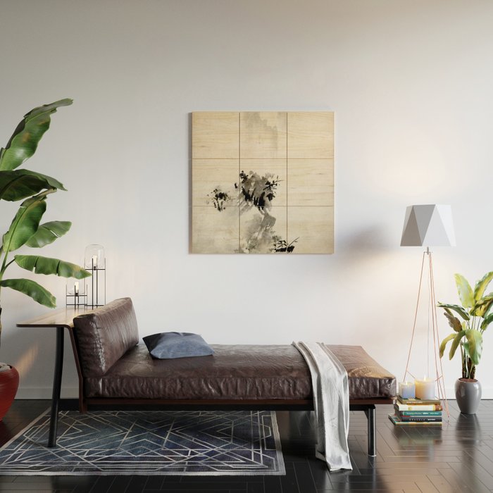 Sesshu Toyo Haboku - Sansui Landscape Wood Wall Art Gallery Image 2