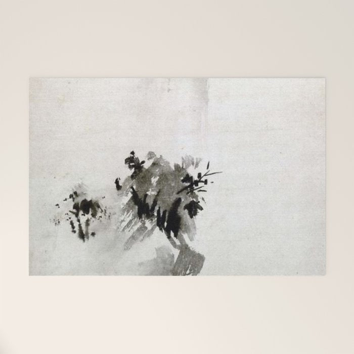 Sesshu Toyo Haboku - Sansui Landscape Welcome Mat Gallery Image 1