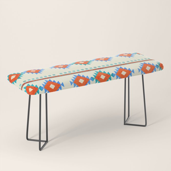 geometry navajo pattern no3 Bench Gallery Image 1