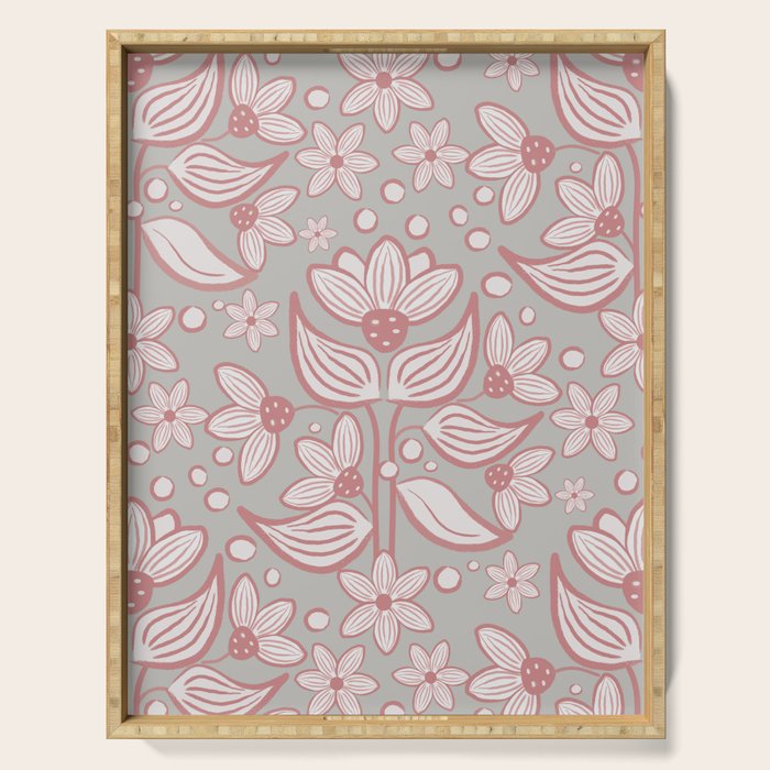 Sweet Florentia Pink Serving Tray Gallery Image 1