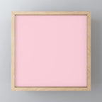 Light Soft Pastel Pink Solid Color Mini Art Print Gallery Image 1
