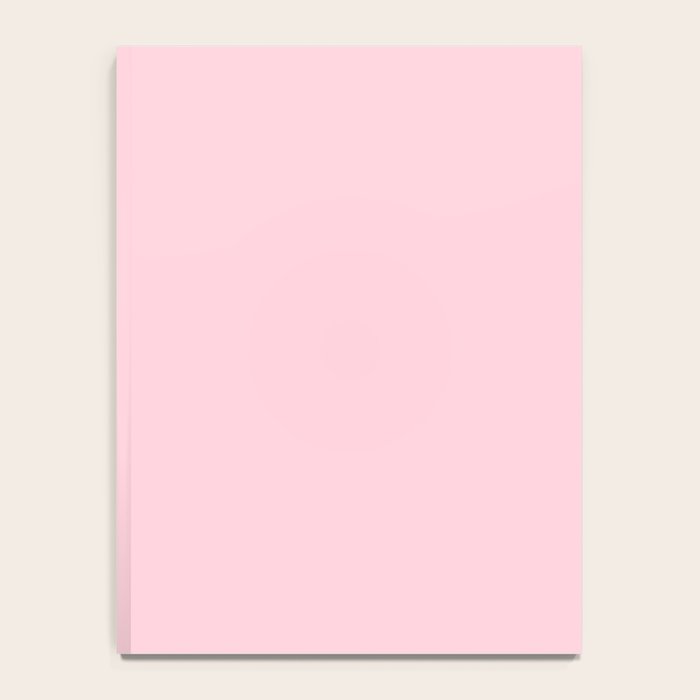 Light Soft Pastel Pink Solid Color Notebook Gallery Image 4