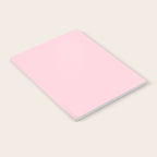 Light Soft Pastel Pink Solid Color Notebook Gallery Image 2