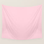 Light Soft Pastel Pink Solid Color Wall Tapestry Gallery Image 4