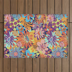 Tropical bloom Outdoor Rug Gallery Image 1