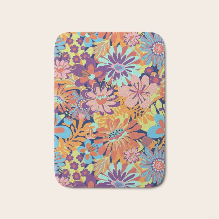 Tropical bloom Bath Mat Gallery Image 1
