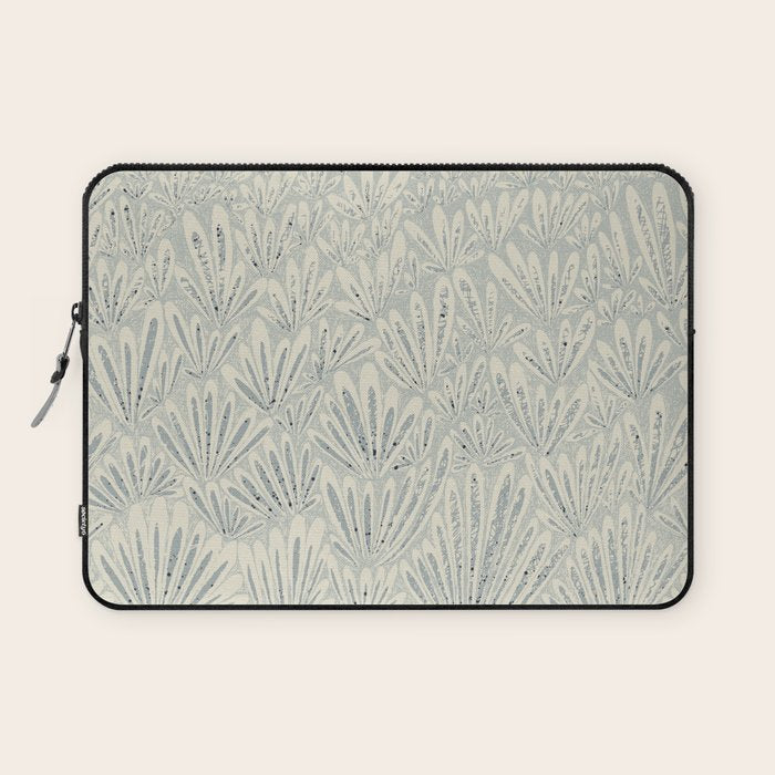 calming essentials meadow chalky blue Laptop Sleeve Gallery Image 1