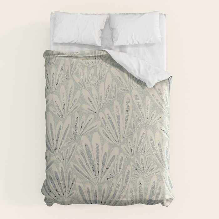 calming essentials meadow chalky blue Duvet Cover Gallery Image 1