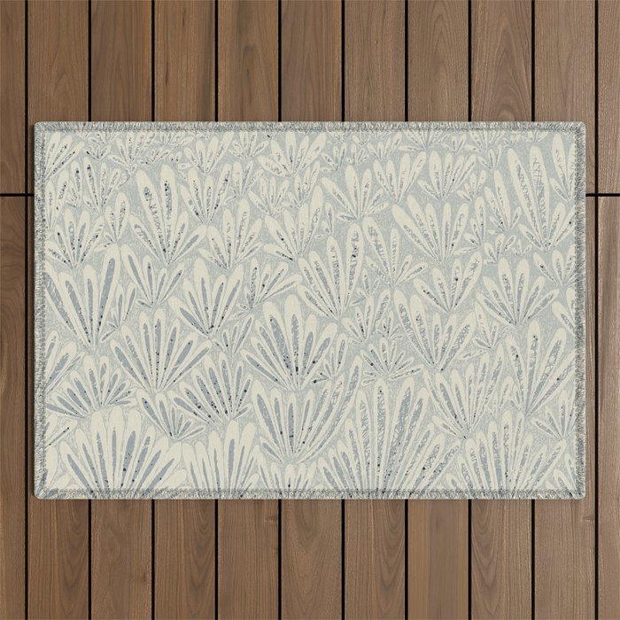calming essentials meadow chalky blue Outdoor Rug Gallery Image 1