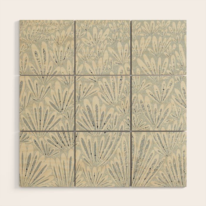 calming essentials meadow chalky blue Wood Wall Art Gallery Image 1