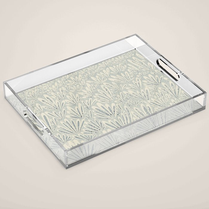 calming essentials meadow chalky blue Acrylic Tray Gallery Image 1