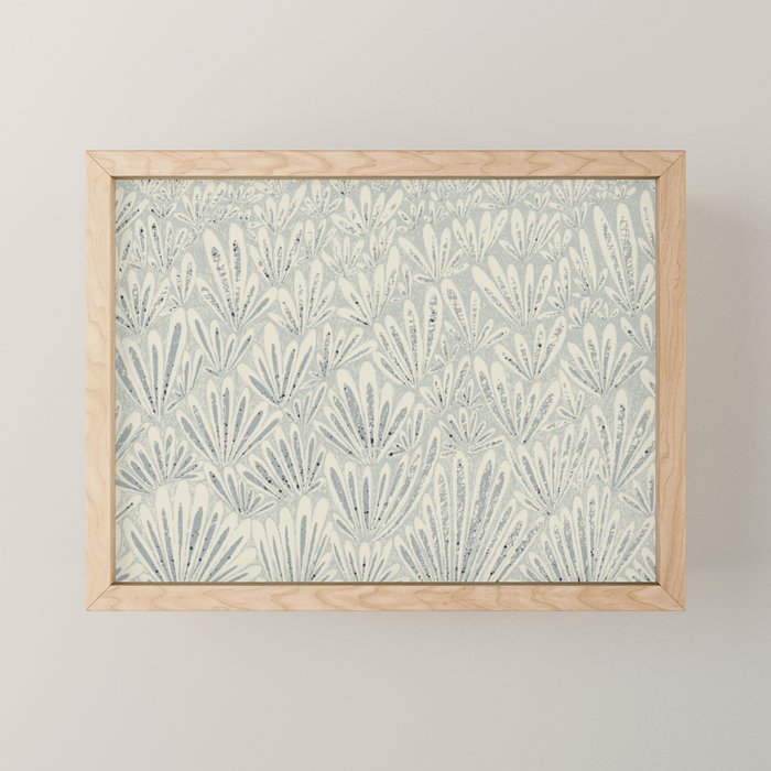 calming essentials meadow chalky blue Mini Art Print Gallery Image 1