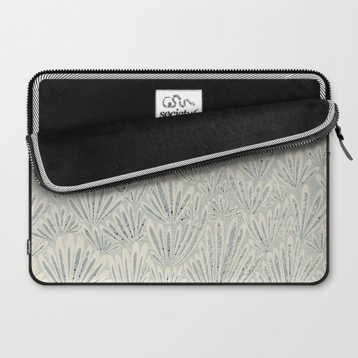 calming essentials meadow chalky blue Laptop Sleeve Gallery Image 2