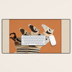 Horses in Stripes II Desk Mat Gallery Image 1