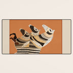 Horses in Stripes II Desk Mat Gallery Image 3
