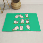 Pig Yoga Rug Gallery Image 1