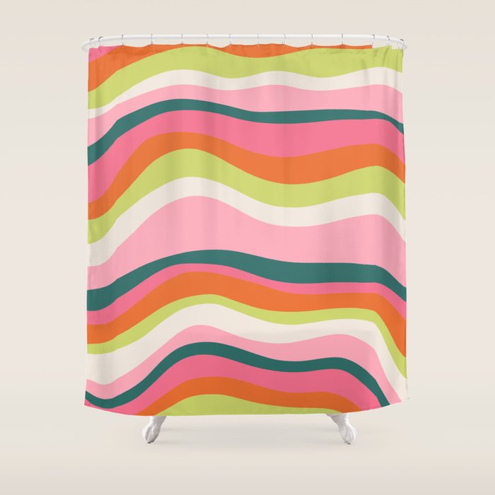 High Vibe Flow Shower Curtain Gallery Image 1