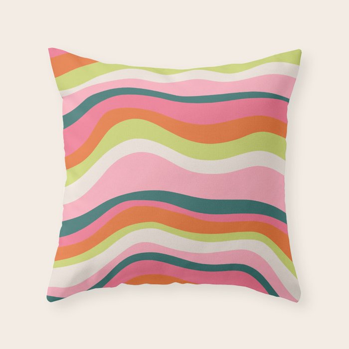 High Vibe Flow Throw Pillow Gallery Image 6