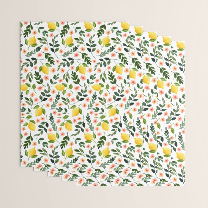 Lemon Grove Wrapping Paper Gallery Image 3