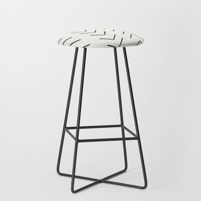 Boho Big Arrows in Cream Stool Gallery Image 1
