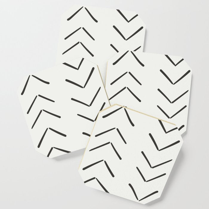 Boho Big Arrows in Cream Coaster Gallery Image 1