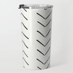 Boho Big Arrows in Cream Travel Mug Gallery Image 3