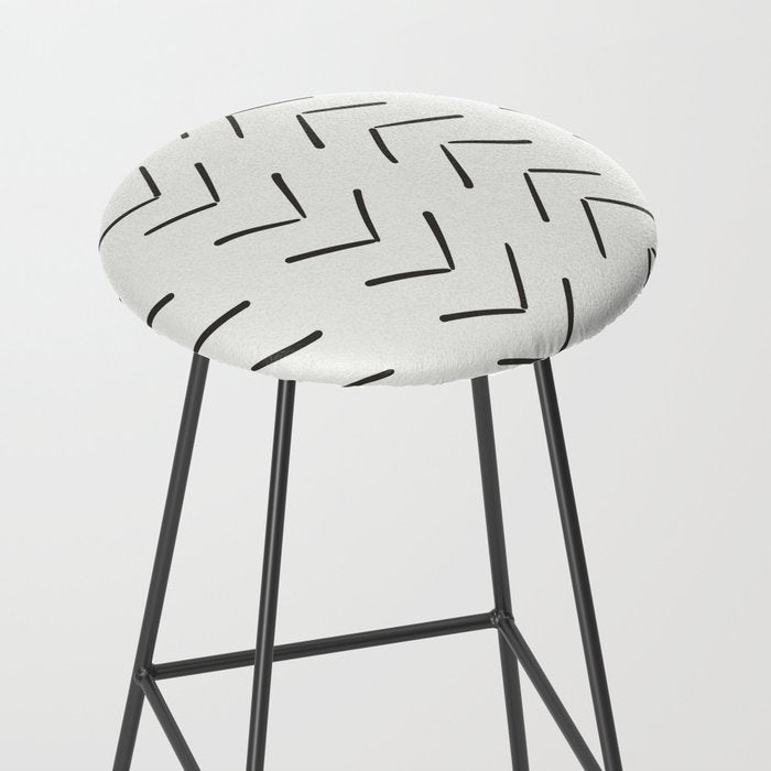 Boho Big Arrows in Cream Stool Gallery Image 2