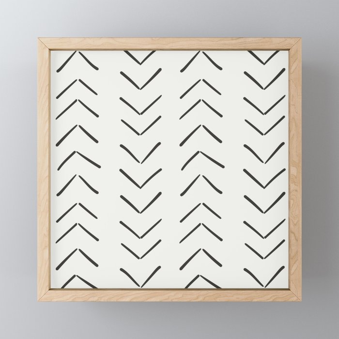 Boho Big Arrows in Cream Mini Art Print Gallery Image 1