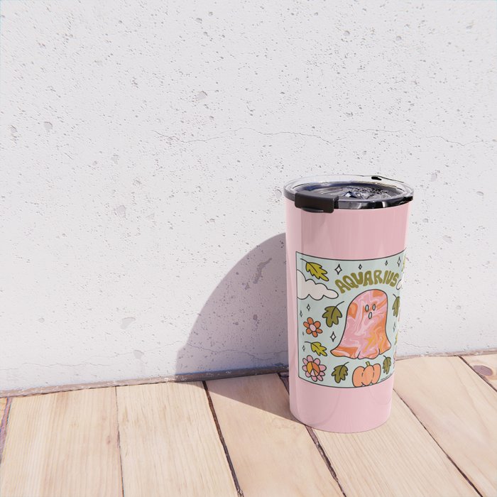 Aquarius Ghost Travel Mug Gallery Image 4
