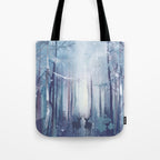 Under the tall forest trees I Tote Bag Gallery Image 1