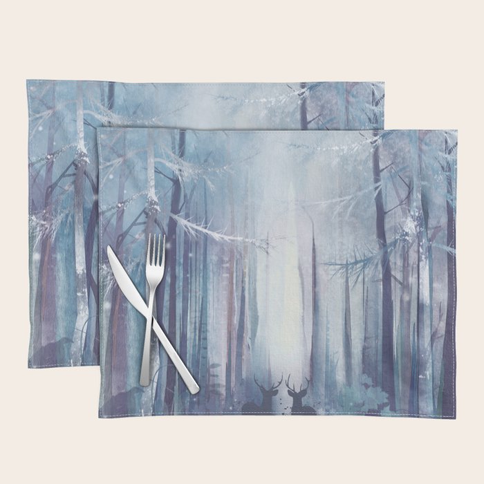Under the tall forest trees I Placemat Gallery Image 1