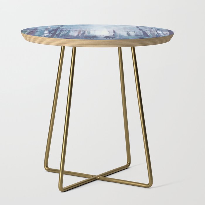 Under the tall forest trees I Side Table Gallery Image 1