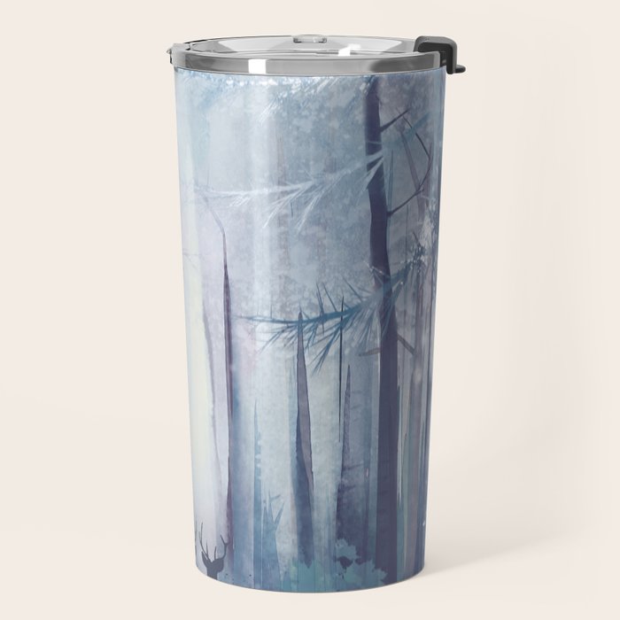 Under the tall forest trees I Travel Mug Gallery Image 2