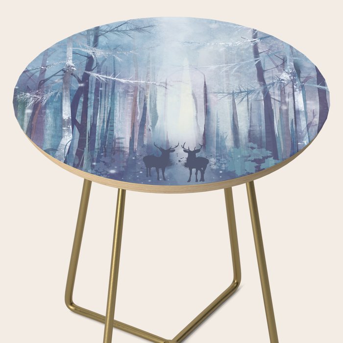 Under the tall forest trees I Side Table Gallery Image 2