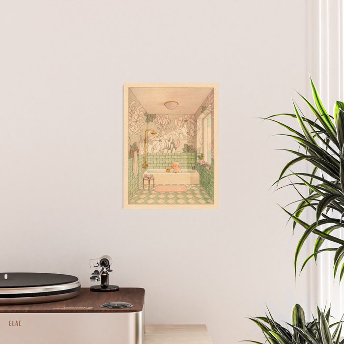Bath in Green Poster Gallery Image 2