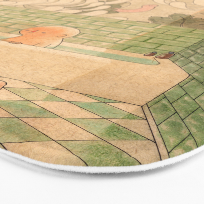 Bath in Green Bath Mat Gallery Image 3