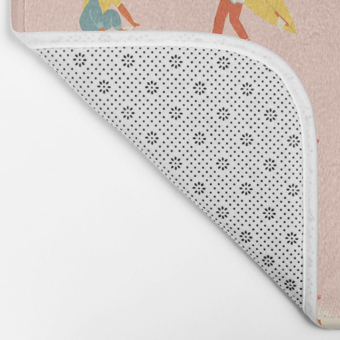 Skateboarding in the 70s Bath Mat Gallery Image 2