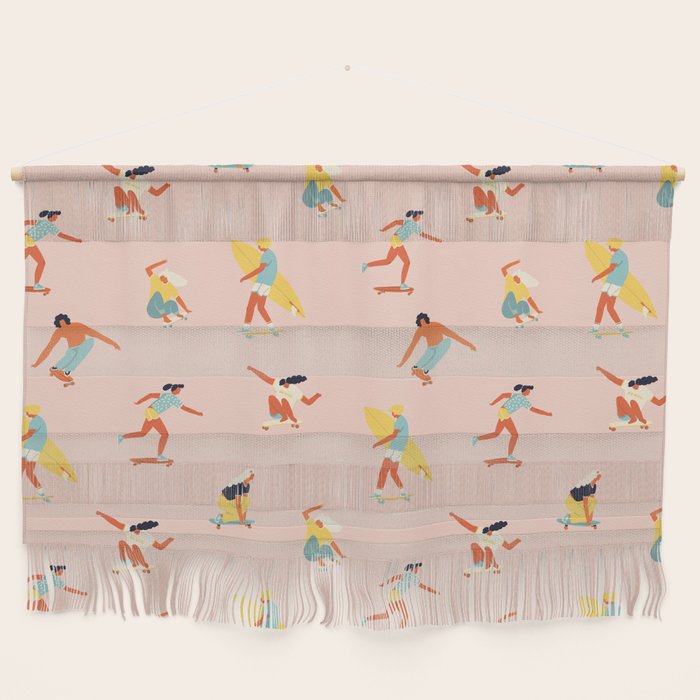 Skateboarding in the 70s Wall Hanging Gallery Image 1