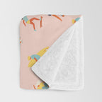 Skateboarding in the 70s Throw Blanket Gallery Image 3