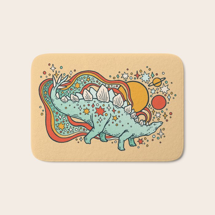 Star Stego | Retro Reptile Palette Bath Mat Gallery Image 1